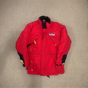 Vintage 90s Marlboro Country Store Puffer Goose Down Jacket Men’s Size Small